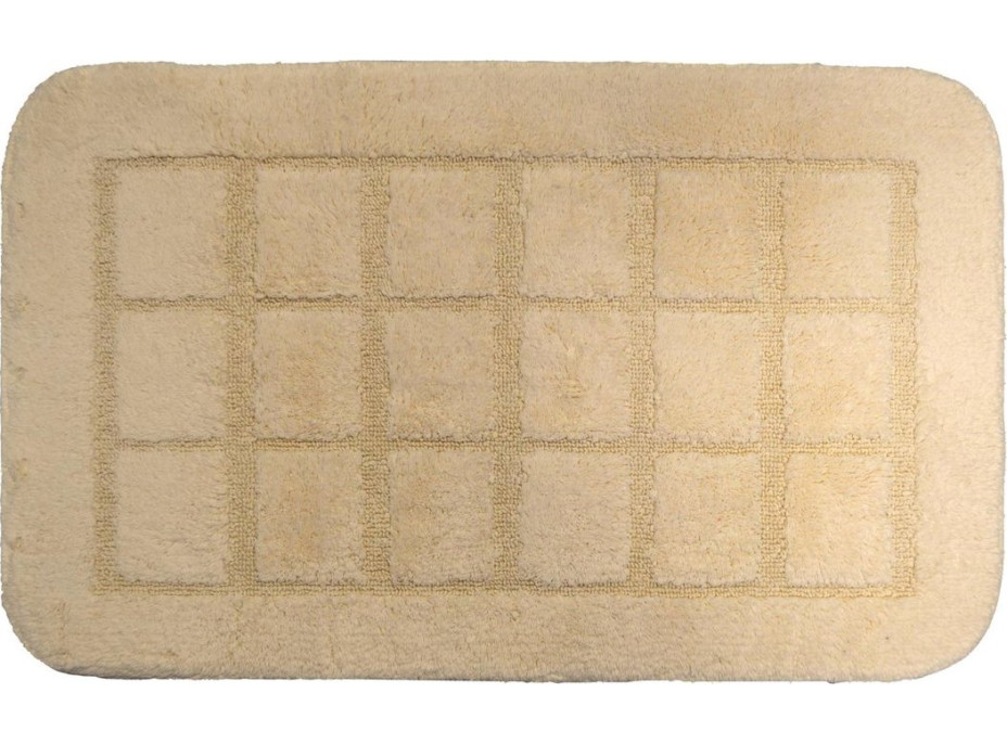 Ridder DELHI Kúpeľňová predložka 50x80cm s protišmykom, 100% polyester, béžová 1712311