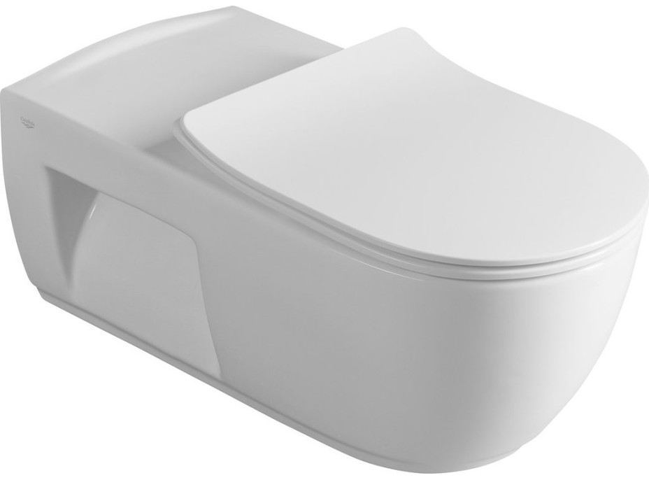 Sapho HANDICAP závesná WC misa predĺžená, Rimless, 37x70 cm, biela TU1206