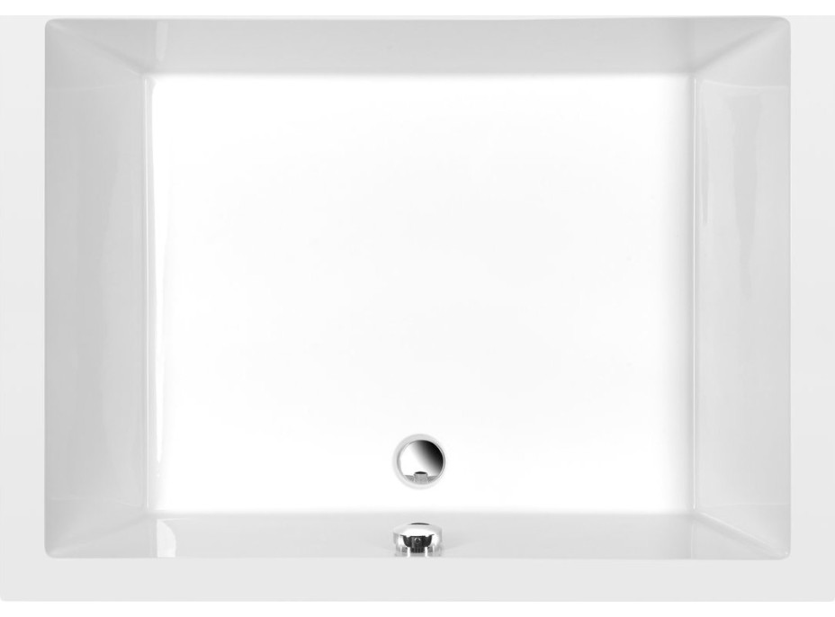 Polysan DEEP hlboká sprchová vanička, obdĺžnik 120x90x26cm, biela 72383