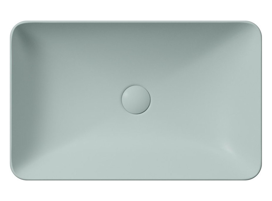 GSI PURA keramické umývadlo na dosku 60x38cm, ghiaccio mat 883715