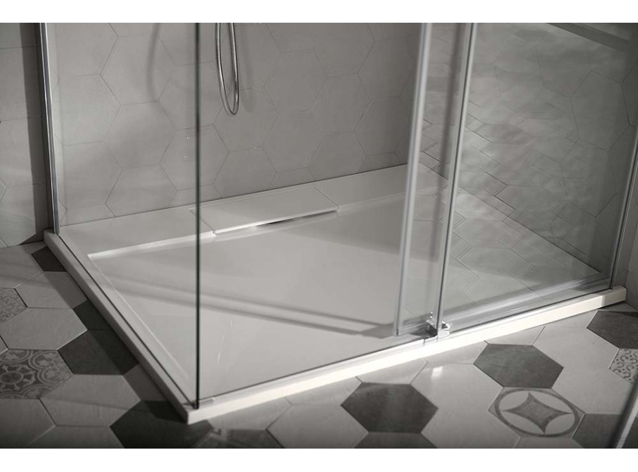 Gelco IRENA sprchová vanička z liateho mramoru, obdĺžnik 120x100cm HI120100