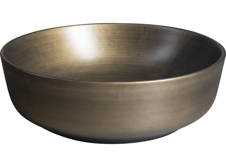 Sapho PRIORI keramické umývadlo na dosku, Ø 41, 5 cm, bronz PI032