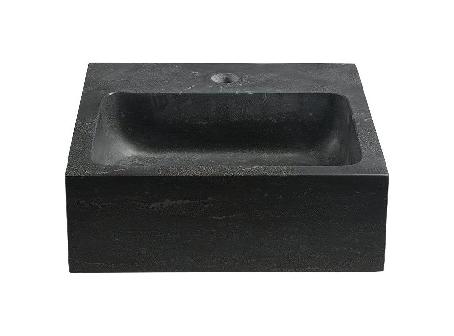 Sapho BLOK kamenné umývadlo 30x30cm, antracit 2401-29