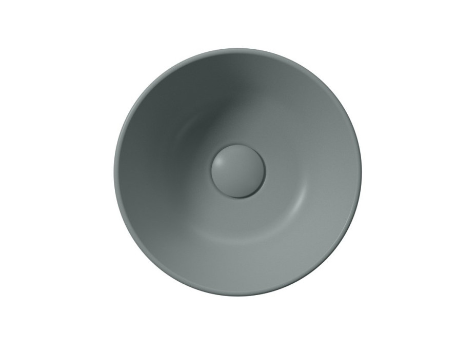 GSI KUBE X keramické umývadlo na dosku, priemer 32cm, agave mat 943504