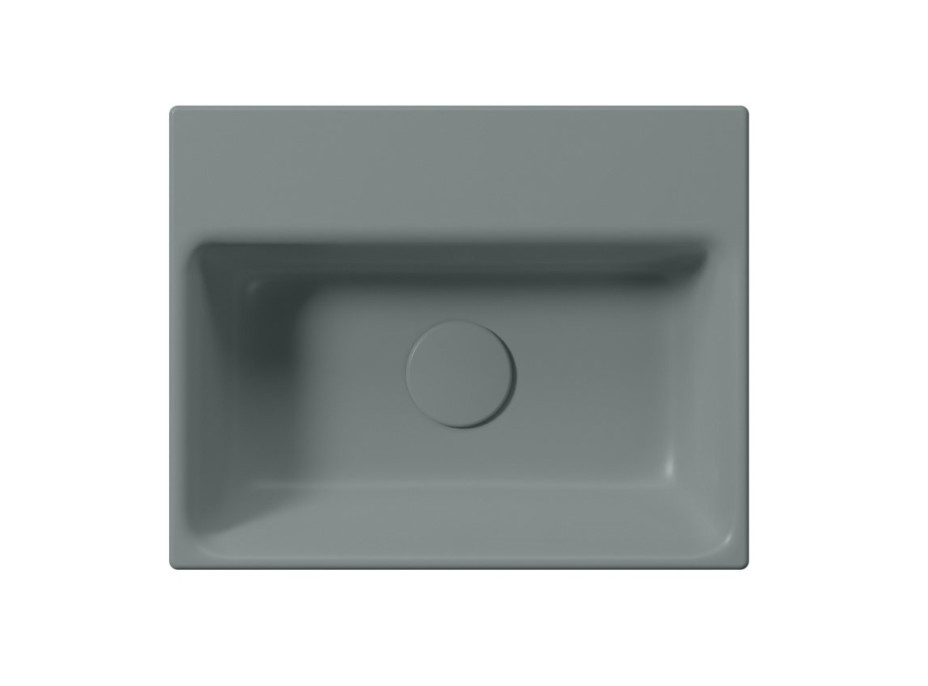 GSI NUBES keramické umývadlo 40x32cm, bez otvoru, agave mat 9684004