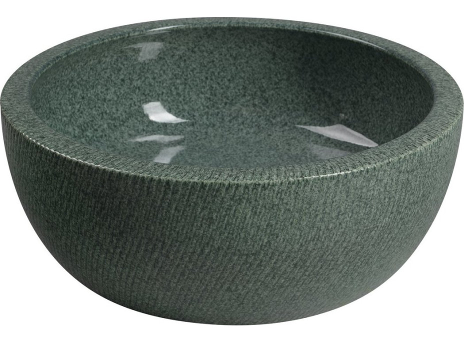 Sapho PRIORI keramické umývadlo na dosku, Ø 42 cm, zelená PI013
