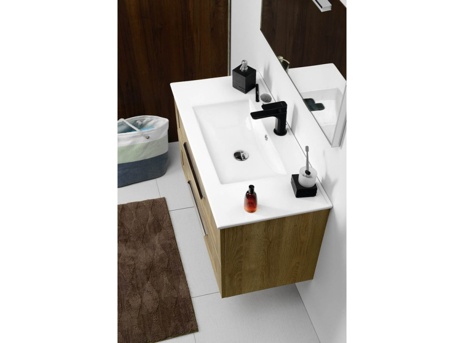 Sapho SLIM keramické umývadlo, nábytkové, 90x46 cm, biela 1601-90