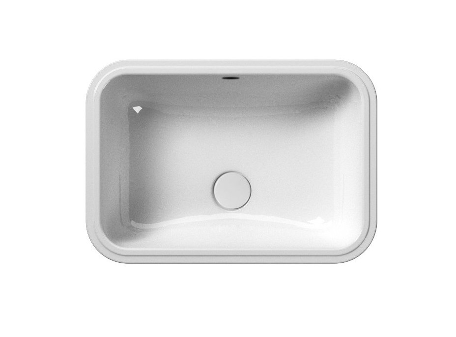 GSI PURA/CLASSIC keramické umývadlo 35x50cm, zápustné, biela ExtraGlaze 724711