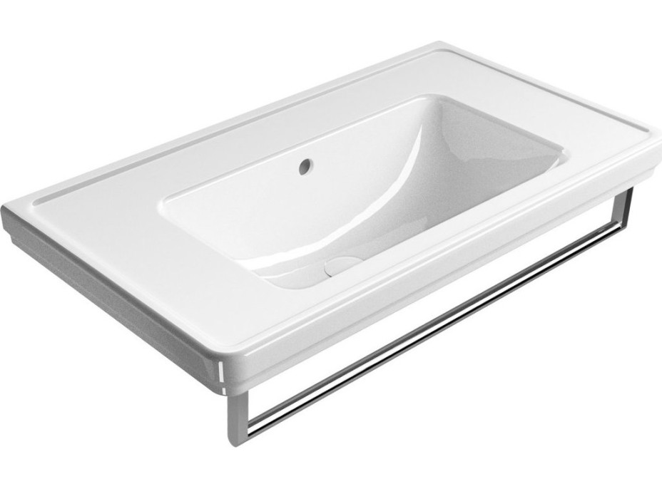 GSI CLASSIC keramické umývadlo 90x50cm, bez otvoru, biela ExtraGlaze 8788011
