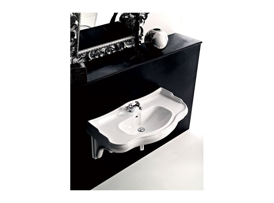 Kerasan RETRO keramické umývadlo 100x54,5cm, biela 105001