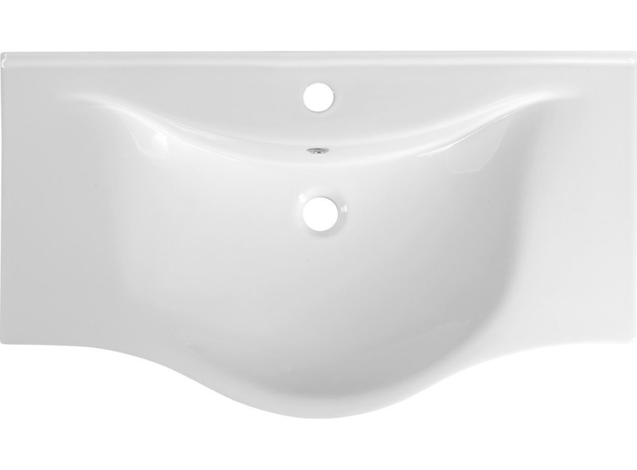 Aqualine ZARA 80 keramické umývadlo nábytkové 79, 5x46cm, biela 10080
