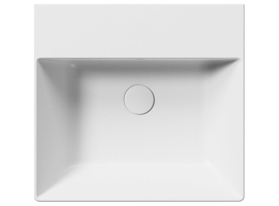 GSI KUBE X keramické umývadlo 50x47cm, bez otvoru, biela mat 9430009