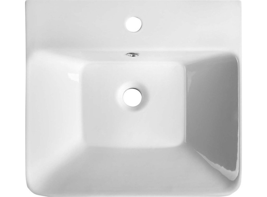 Sapho THALIE 50 keramické umývadlo nábytkové 50x46cm, biela TH11050