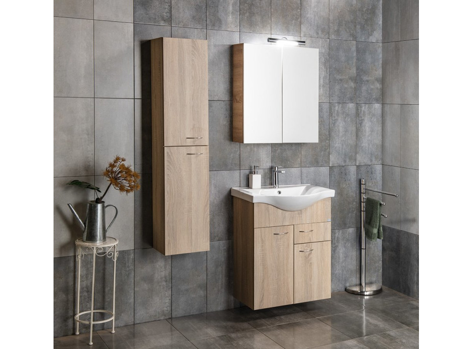 Aqualine ZARA 65 keramické umývadlo nábytkové 64, 5x46cm, biela 10065