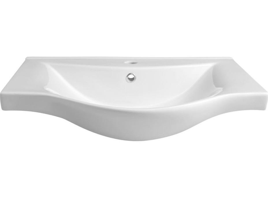 Aqualine ZARA 65 keramické umývadlo nábytkové 64, 5x46cm, biela 10065