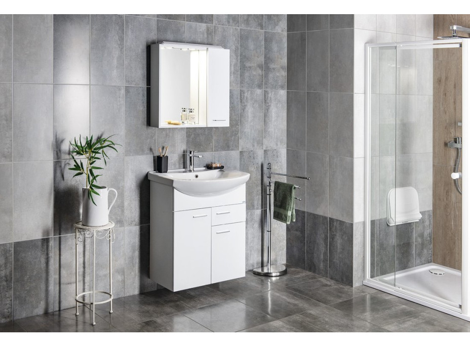 Aqualine ZERO keramické umývadlo nábytkové 65x46cm, biela 6065