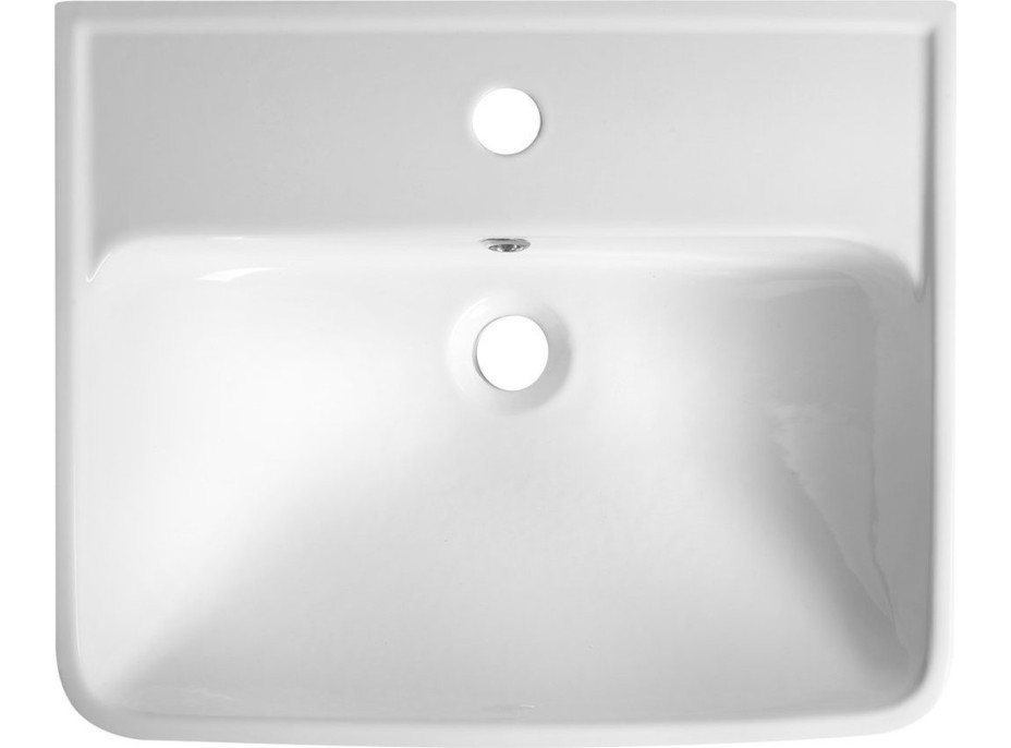 Bruckner NEON keramické umývadlo 45x41,5cm, biela 201.130.0