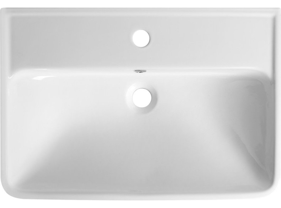 Bruckner NEON keramické umývadlo 60x41,5cm, biela 201.132.0