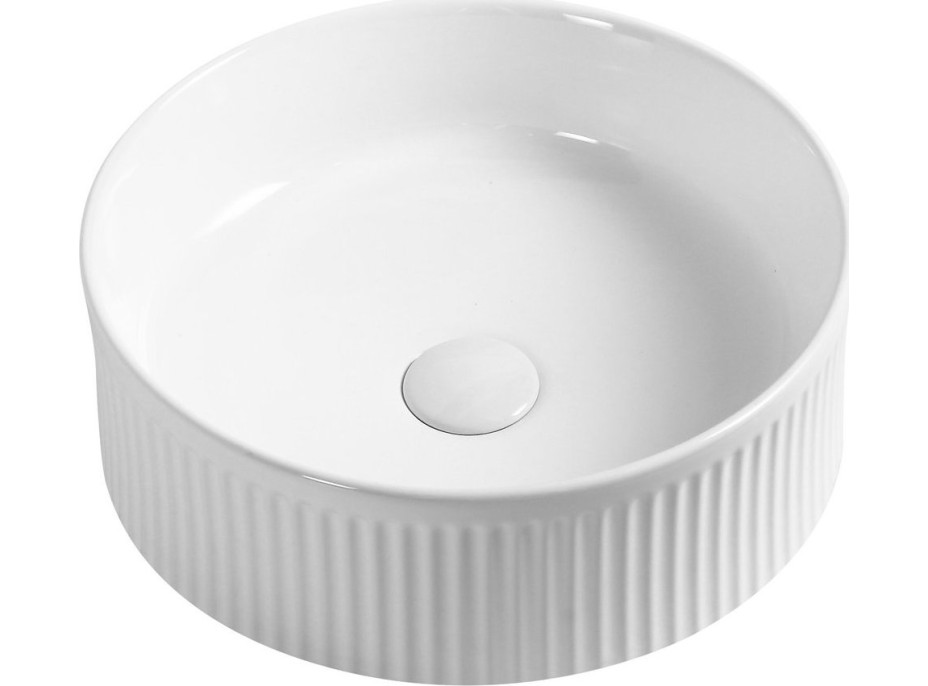 Sapho PICOBELLO keramické umývadlo na dosku Ø 37cm, biela AR484