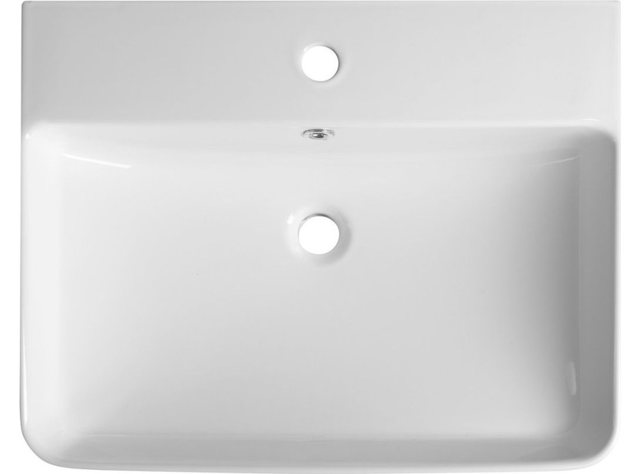 Bruckner NERON keramické umývadlo 60x48cm, biela 201.128.0