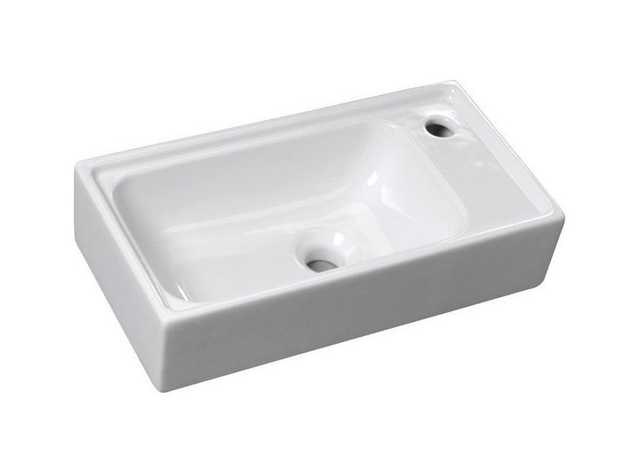 Sapho ORION keramické umývadlo 50, 5x26, 5cm, biela 7045
