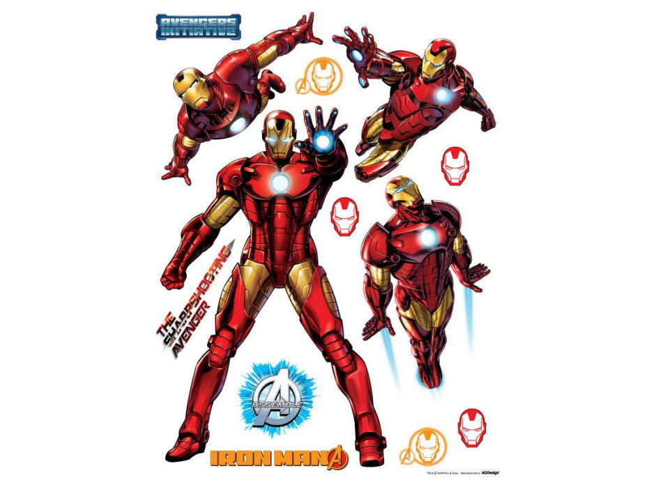 Detská samolepka IRON MAN 65x85 cm