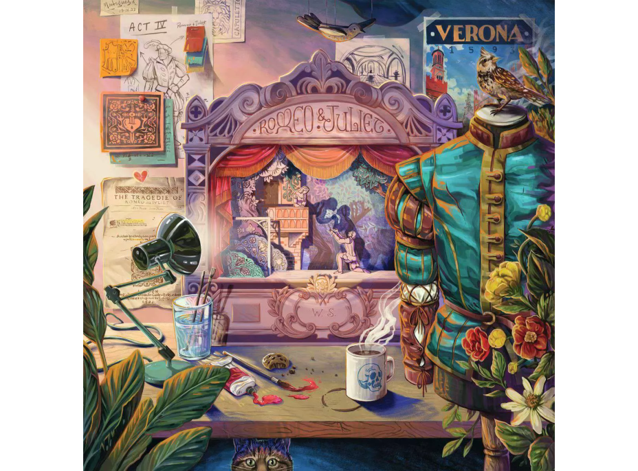 RAVENSBURGER Štvorcové puzzle Art & Soul: Romeo a Julie 750 dielikov