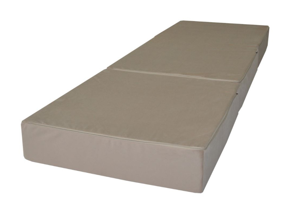 Rozkladací molitanový matrac ITAKA 195x65x15 cm - béžový