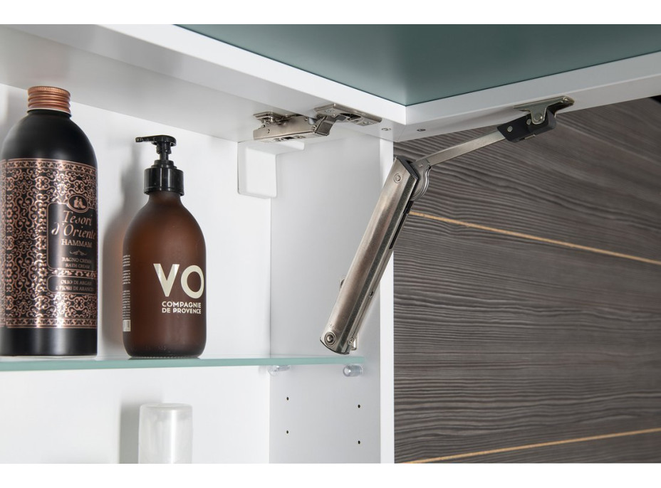 Sapho CLOE galerka s LED osvetlením 120x50x18cm, biela CE120-0030