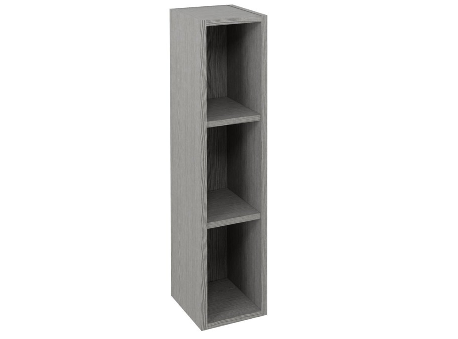 Sapho ESPACE otvorená policová skrinka 20x94x22cm, dub strieborný ESC130-1111