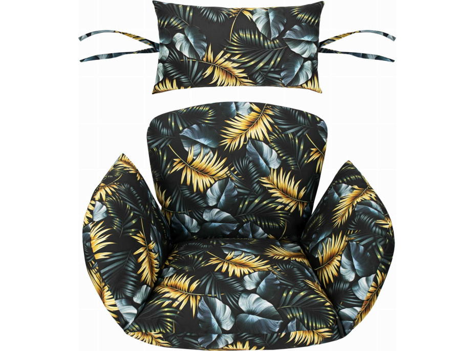Sedací vankúš PRIMA do závesného hojdacieho kresla - Golden Palms