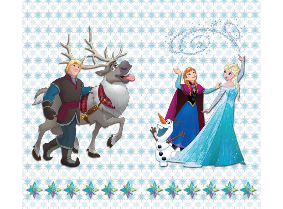 Detský záves ĽADOVEJ KRÁĽOVSTVO 280x245 cm