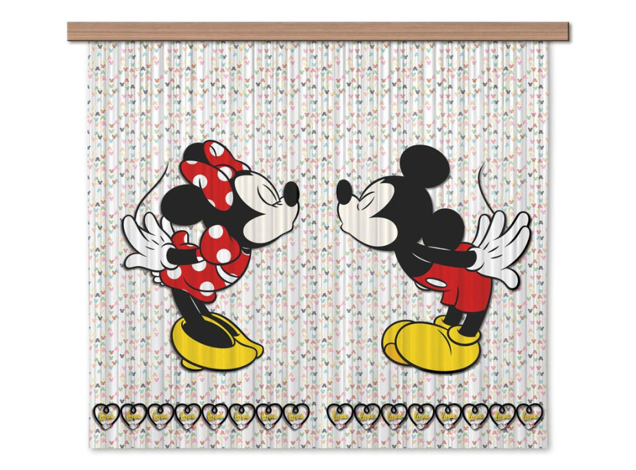 Detský záves MICKEY MOUSE 180x160 cm