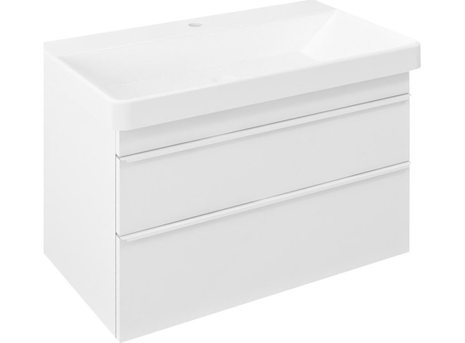 Sapho SITIA umývadlová skrinka 75, 6x50x44, 2cm, 2xzásuvka, biela mat SI080-3131