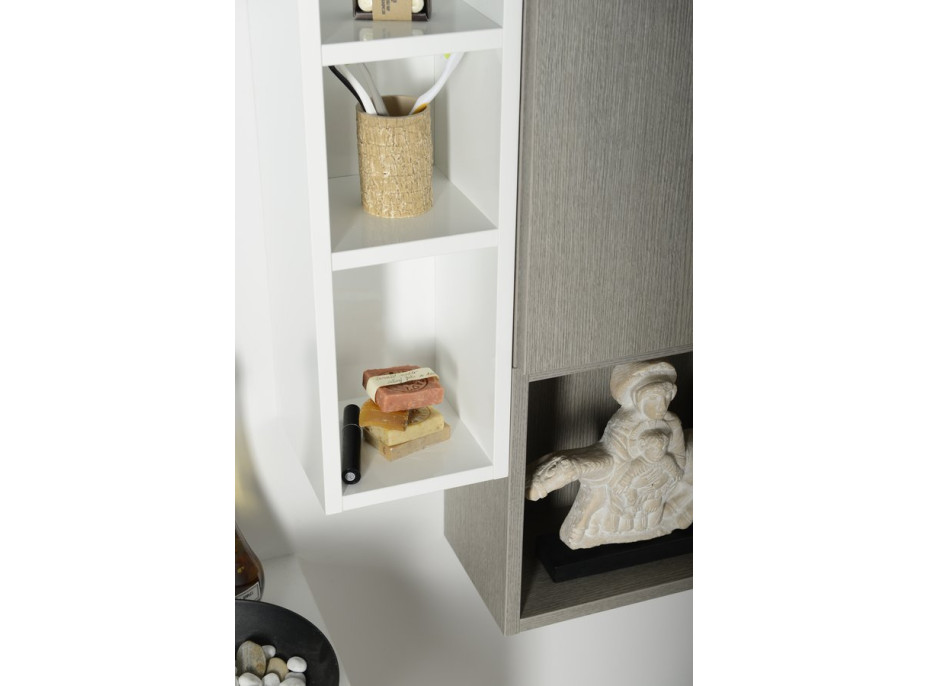Sapho ESPACE otvorená policová skrinka 20x94x22cm, borovica rustik ESC130-1616