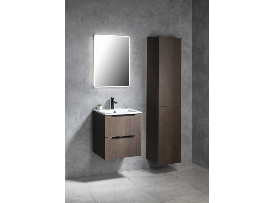 Sapho CIRASA umývadlová skrinka 58x54x39cm, biela lesk CR592-3030