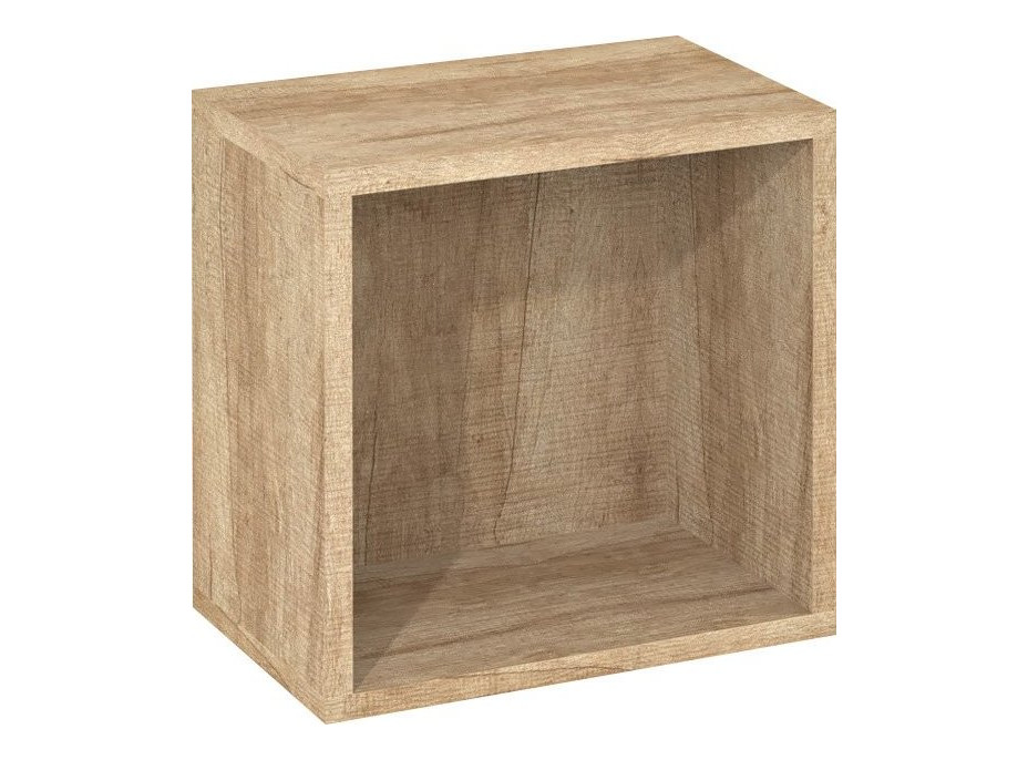 Sapho ESPACE otvorená policová skrinka 35x35x22cm, dub alabama ESC150-2222