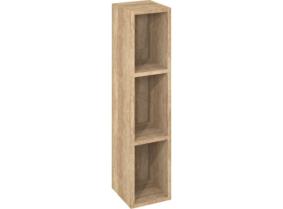 Sapho ESPACE otvorená policová skrinka 20x94x22cm, dub alabama ESC130-2222