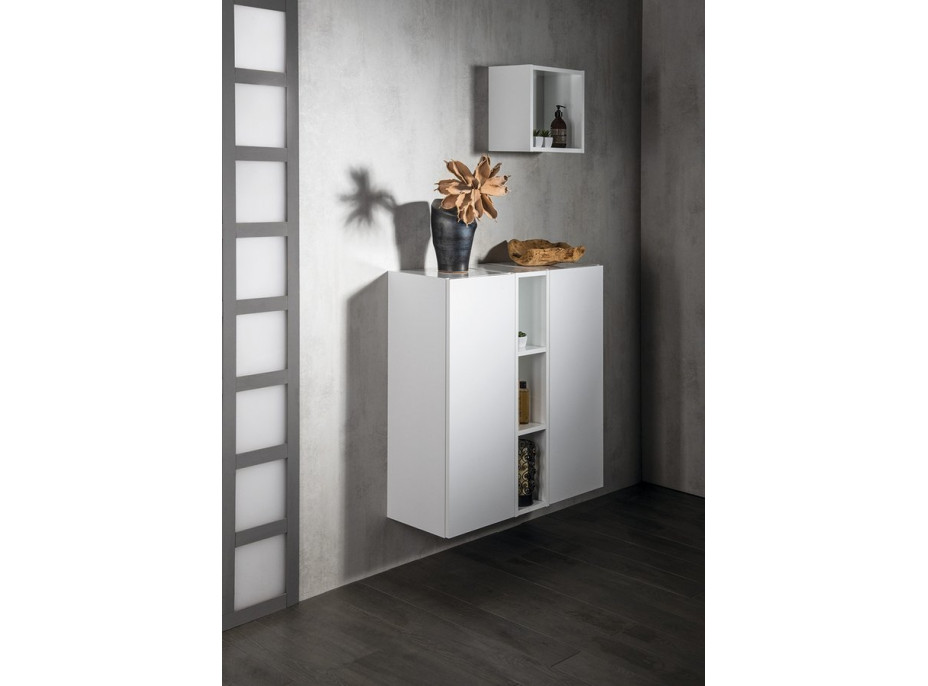 Sapho ESPACE otvorená policová skrinka 35x35x22cm, dub alabama ESC150-2222