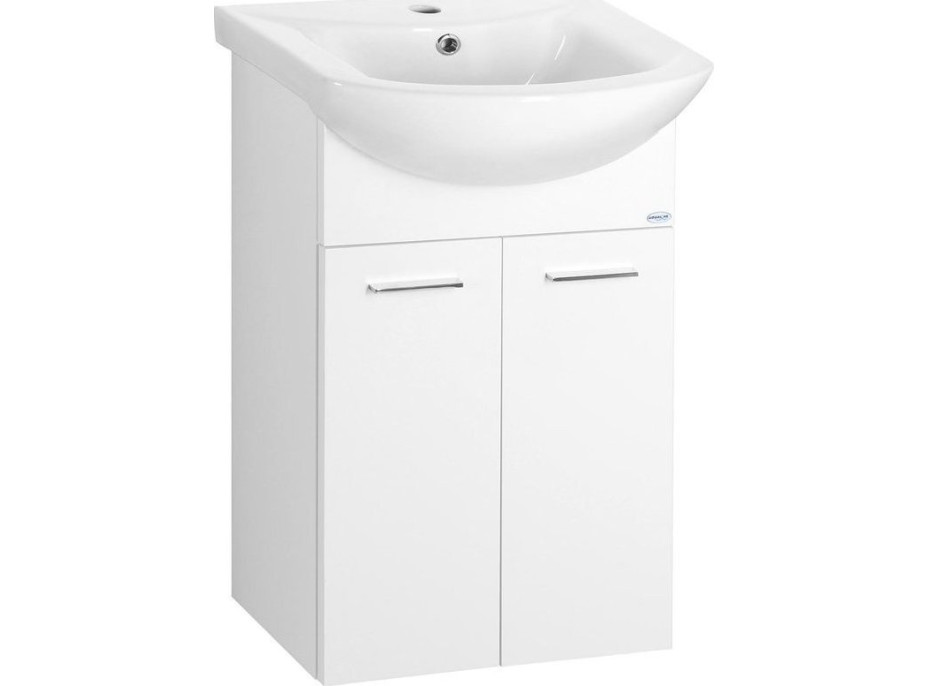 Aqualine ZOJA umývadlová skrinka 41, 5x74x25, 3cm, biela 51045A