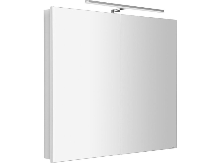 Sapho GRETA galerka s LED osvetlením, 81x70x14cm, biela mat GR080-0031
