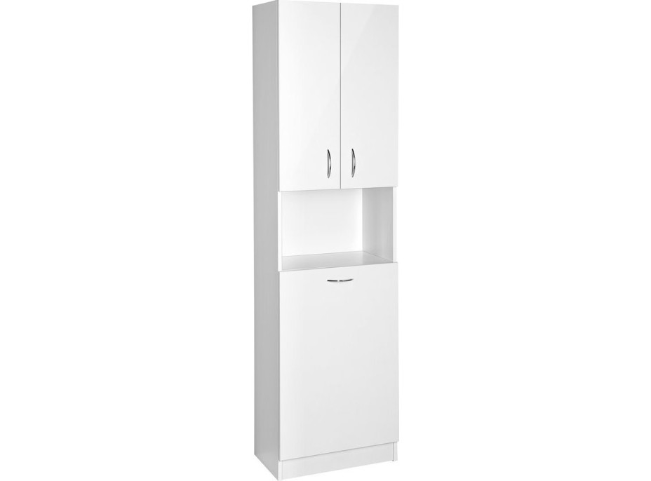 Aqualine SIMPLEX ECO vysoká skrinka s košom 50x180x30cm SIME510