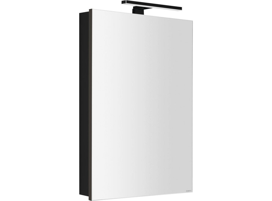 Sapho GRETA galerka s LED osvetlením, 50x70x14cm, čierna mat GR055-0035