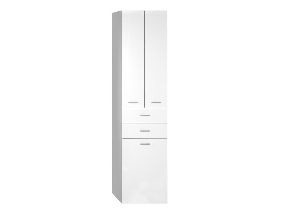 Aqualine ZOJA/KERAMIA FRESH skrinka vysoká s košom 50x184x29cm, biela 51293