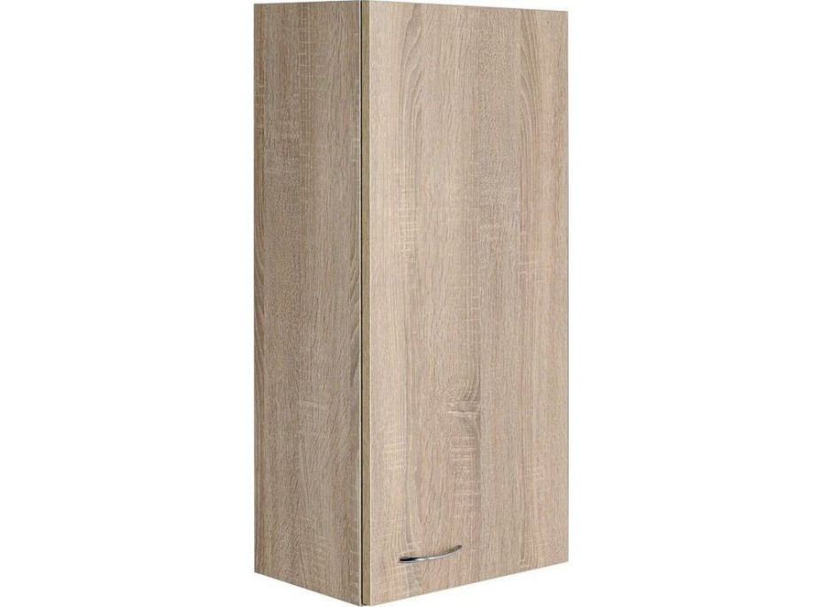 Aqualine ZOJA/KERAMIA FRESH horná skrinka 35x76x23cm, dub platin 50336