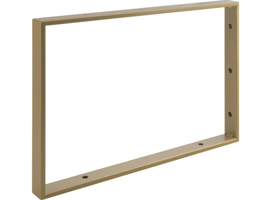 Sapho Podperná konzola 490x330x40mm, lakovaná oceľ, zlato mat, 1 ks 30377
