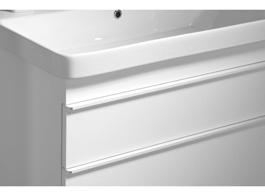 Sapho SITIA umývadlová skrinka 46, 4x70x44, 2cm, 2xzásuvka, biela mat SI050-3131
