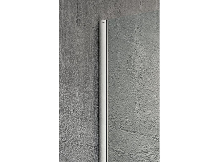 Gelco VARIO CHROME jednodielna sprchová zástena na inštaláciu k stene, matné sklo, 1100 mm GX1411GX1010