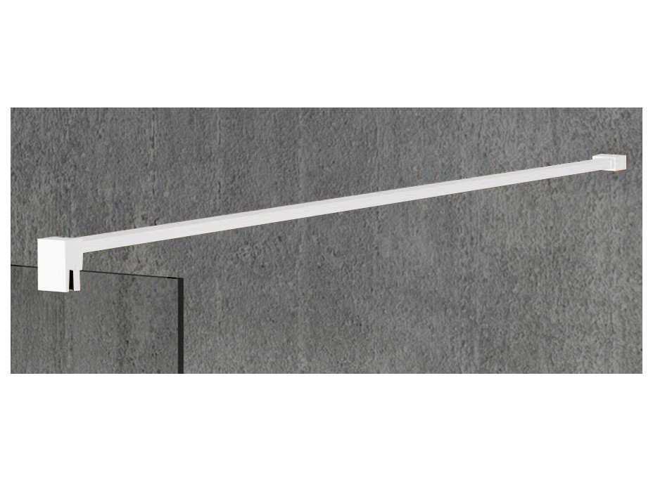 Gelco VARIO WHITE jednodielna sprchová zástena na inštaláciu k stene, sklo nordic, 1100 mm GX1511-07
