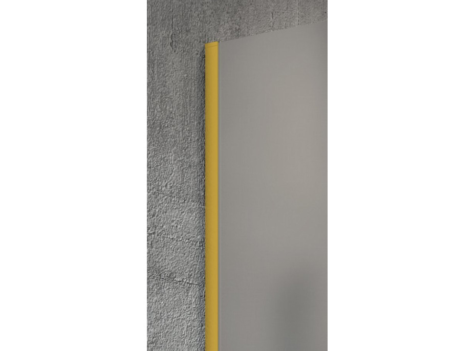 Gelco VARIO GOLD MATT jednodielna sprchová zástena na inštaláciu k stene, matné sklo, 1200 mm GX1412-01